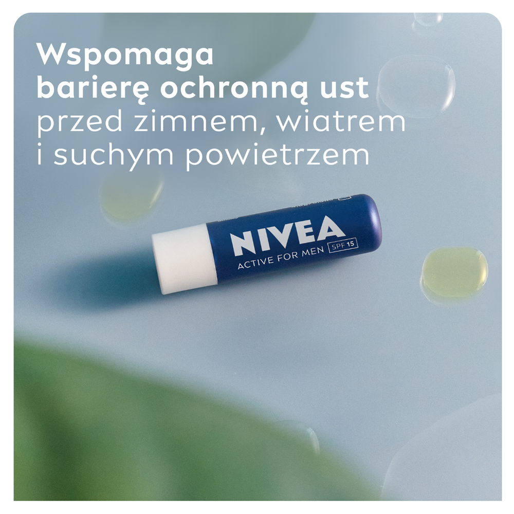 Nivea zaščitni balzam za ustnice za moške 4,8 g Actice Care