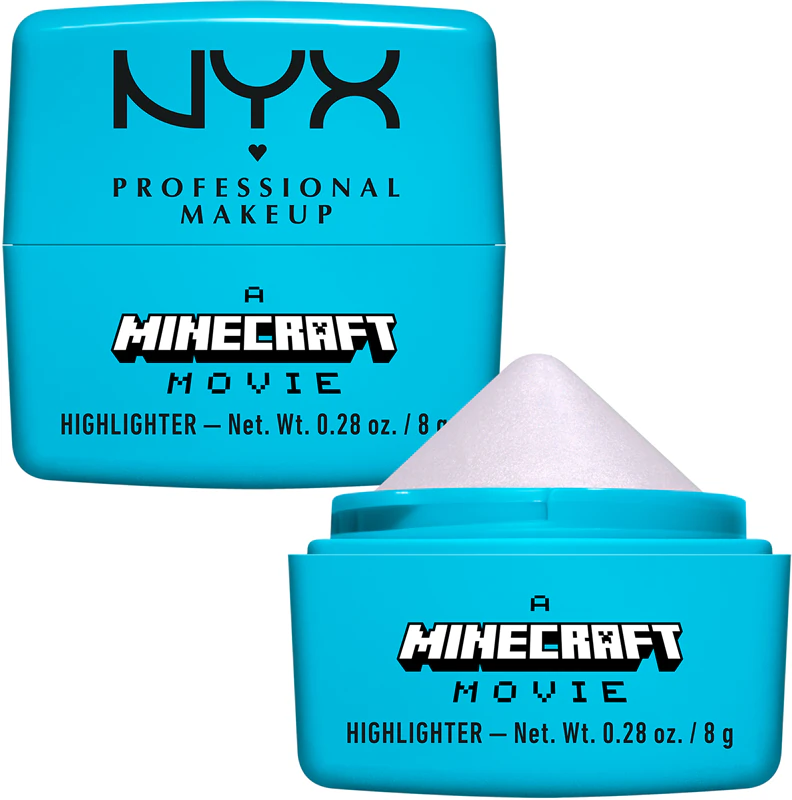 Iluminador NYX Professional Makeup inspirado no filme Minecraft