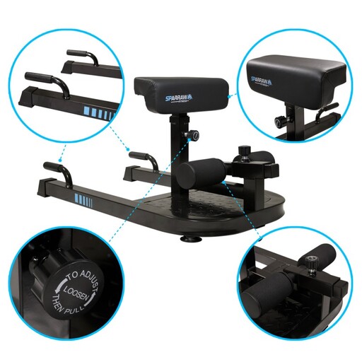Aparato Multifuncion Sentadillas Profundas Squat Fortius 84 X 48 X 73 Cm Con Doble Respaldo