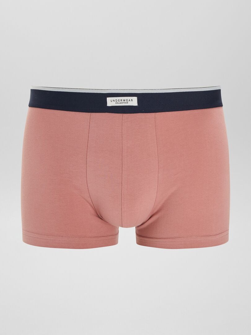 Conjunto de 3 cuecas boxer elásticas - AZUL