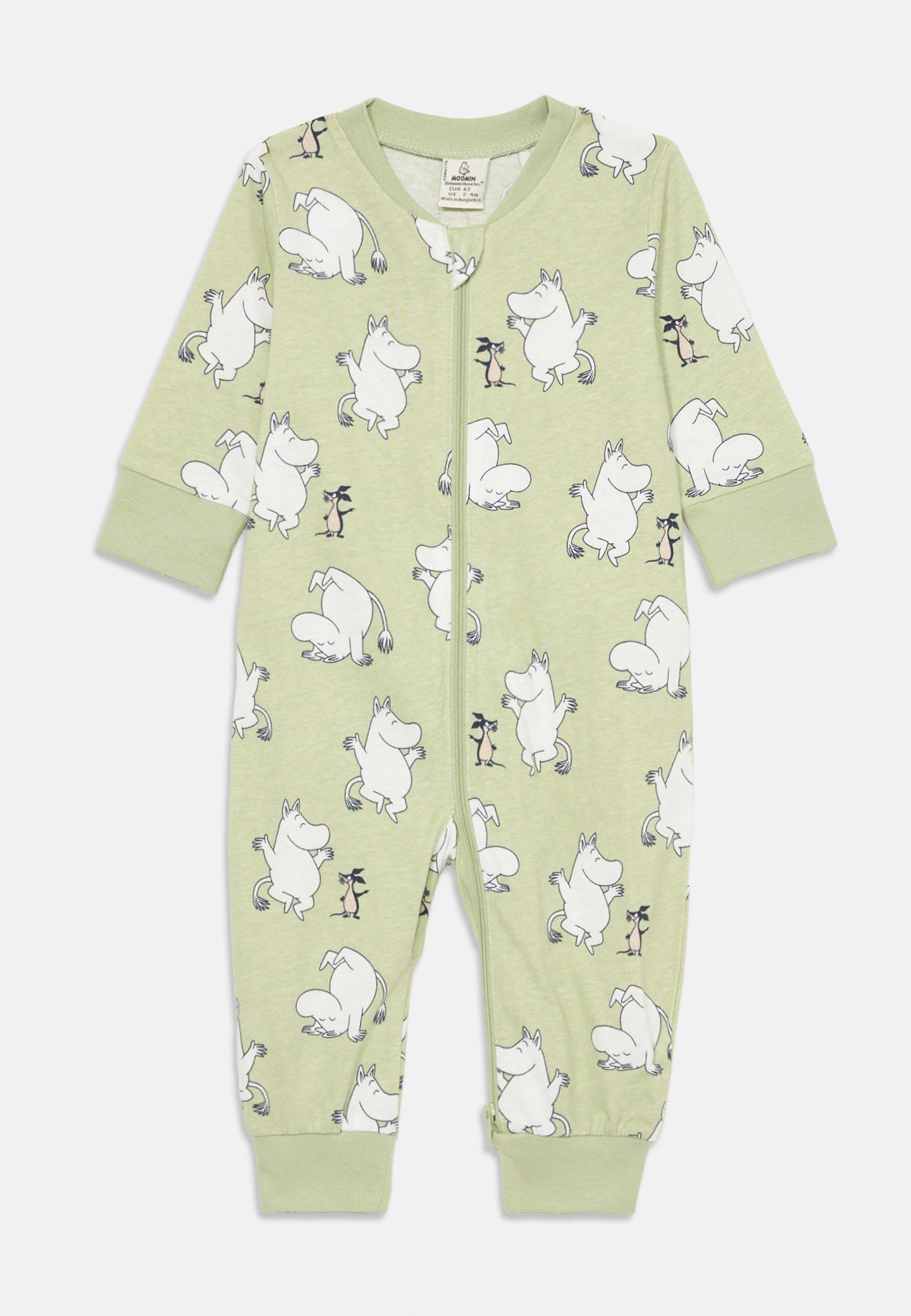 Pigiama Lindex MOOMIN - Tuta da notte - verde polvere chiaro