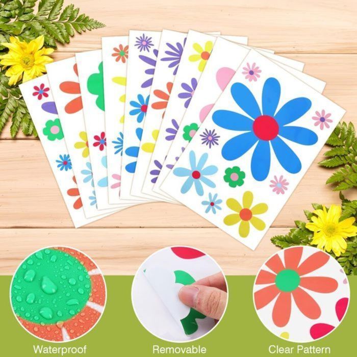 90 pegatinas para coche, pegatinas de flores de vinilo para decoración exterior de vehículos.