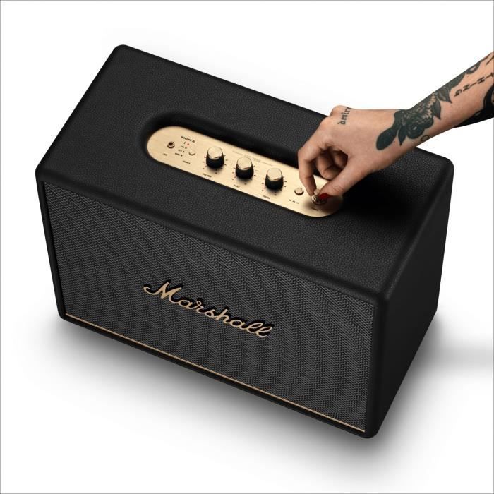 MARSHALL WOBURN III - Caixa de Som Bluetooth para Casa - Preta