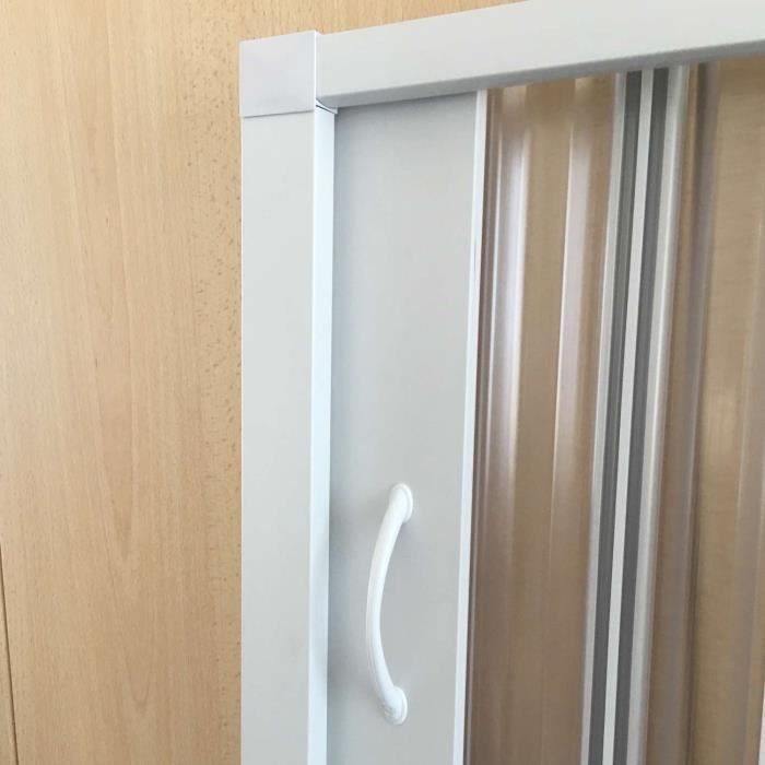 Cabina de ducha - FORTE - Energy Centrale - PVC - Blanco - 80x80CM - H185 - Apertura central