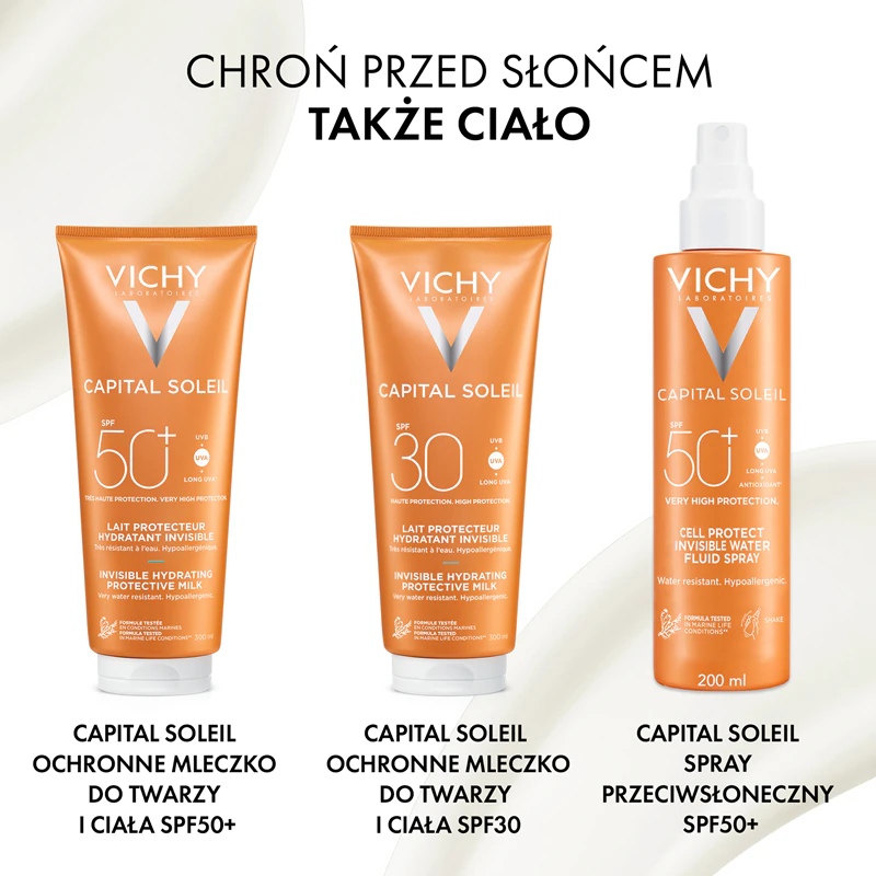 Vichy Capital Soleil Idéal Soleil Beschermende Matterende Vloeistof voor het Gezicht SPF 50