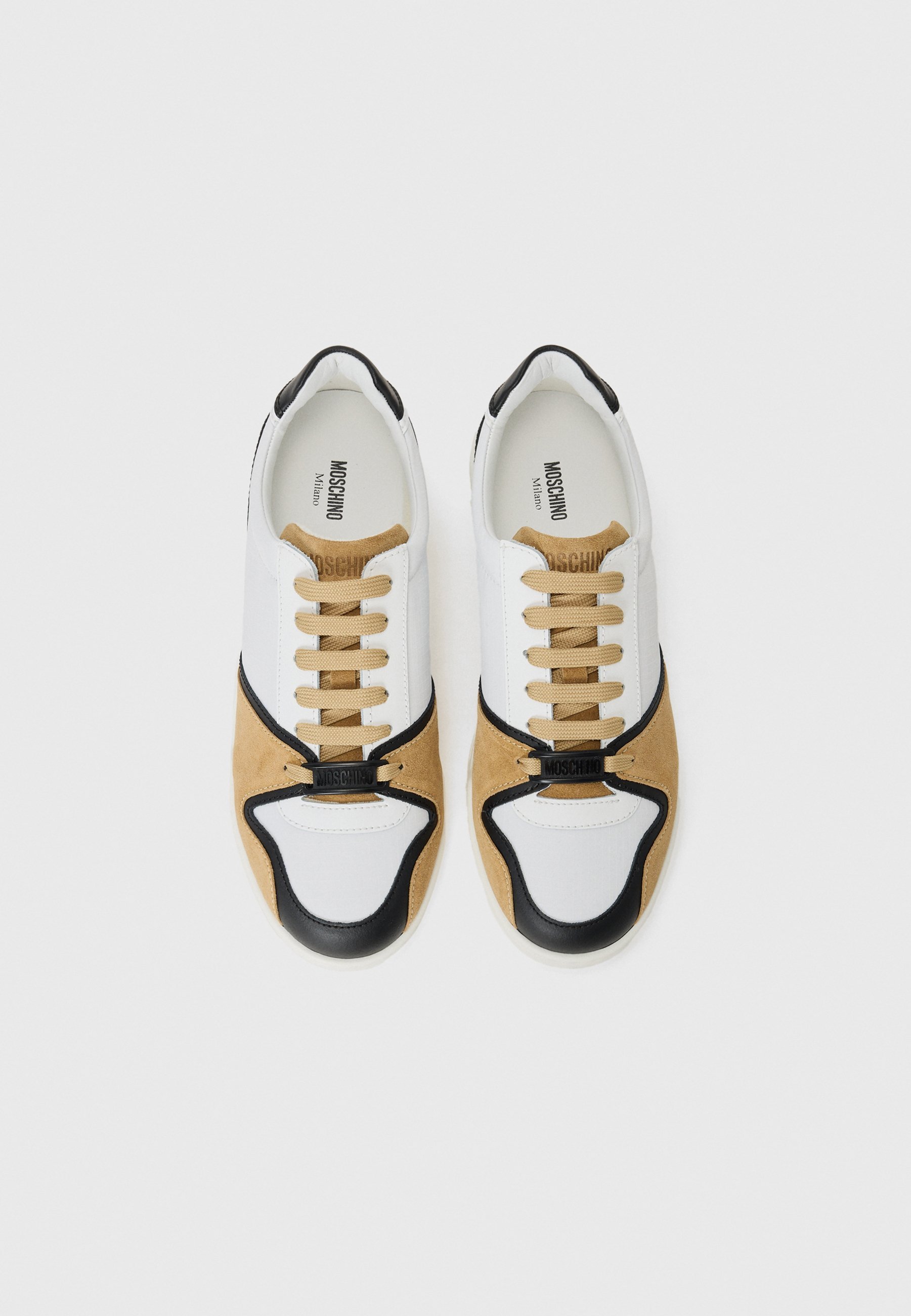 MOSCHINO Trainers - bianco/nero/beige