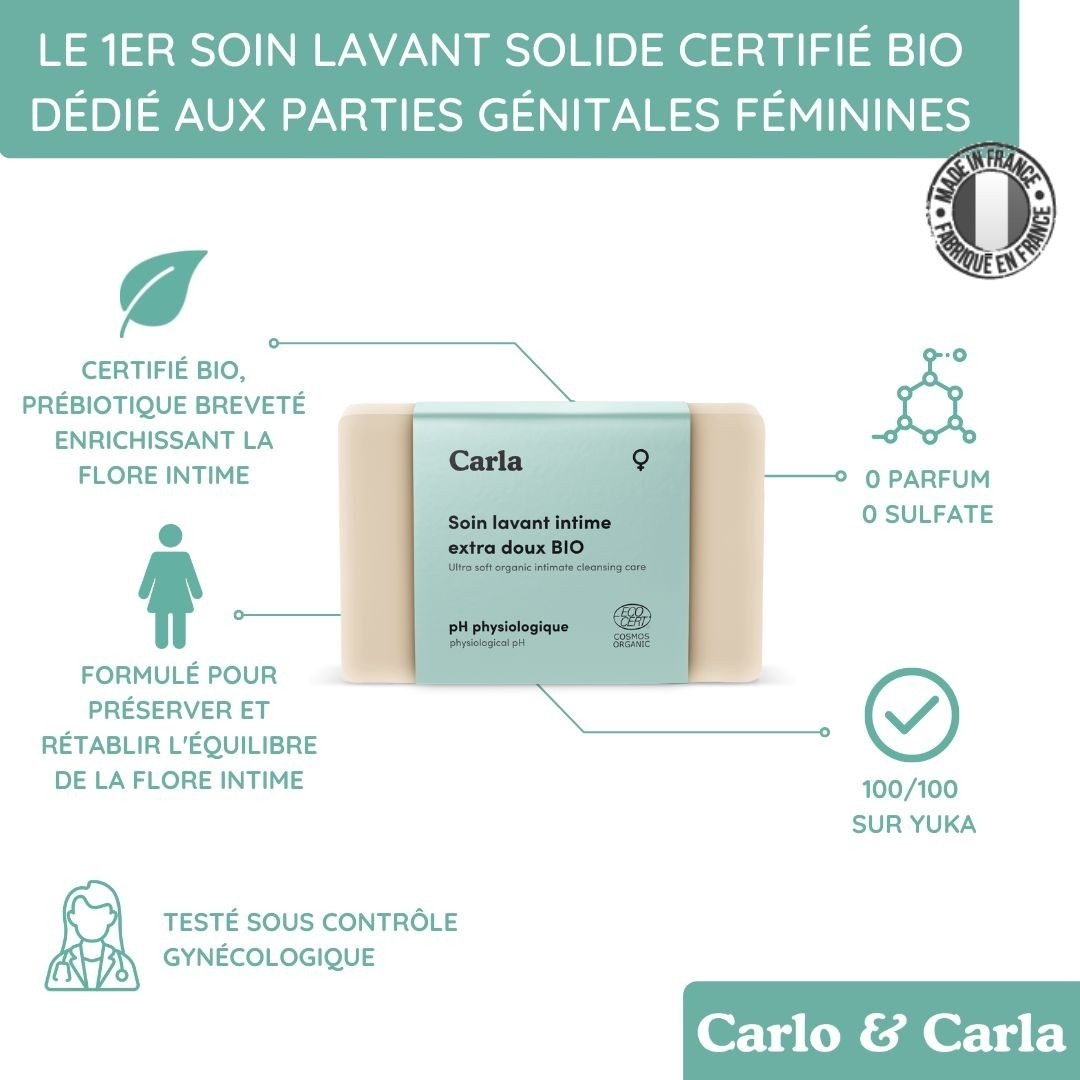 carlo & carla Soin lavant intime extra doux BIO