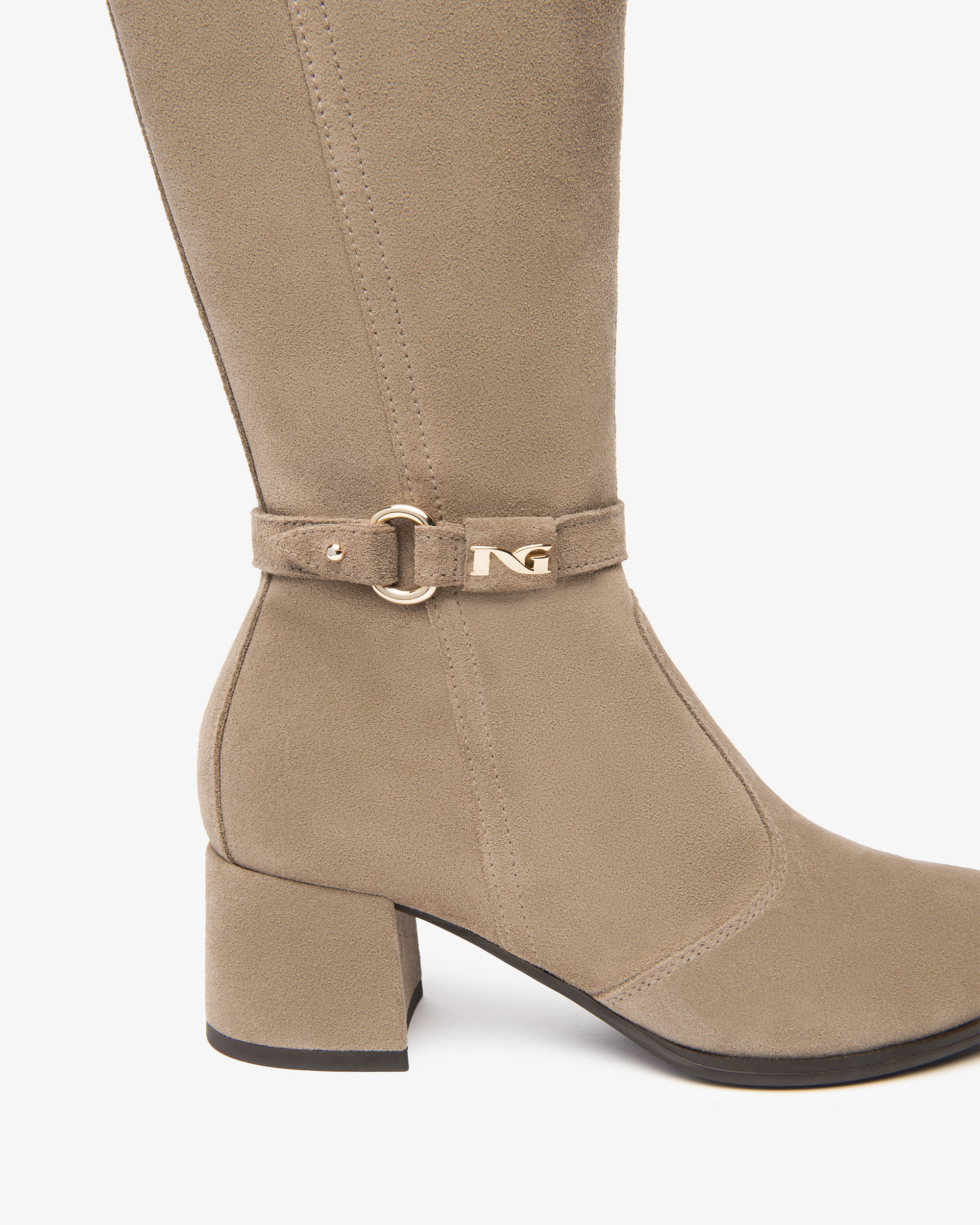  Damen-Wildlederstiefel