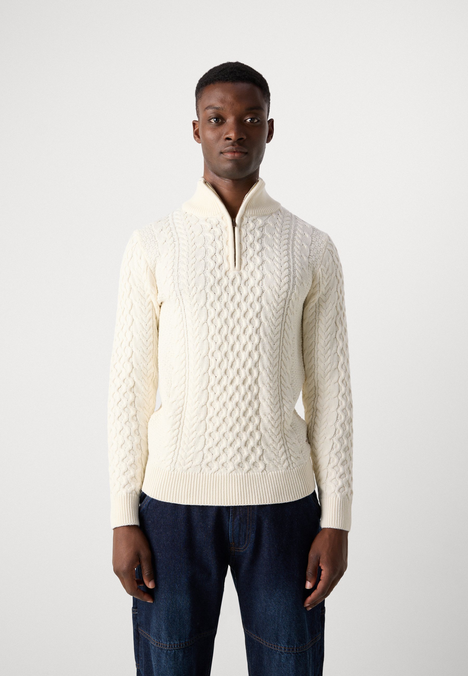 INDICODE JEANS Maglia - ghiaccio vanigliato