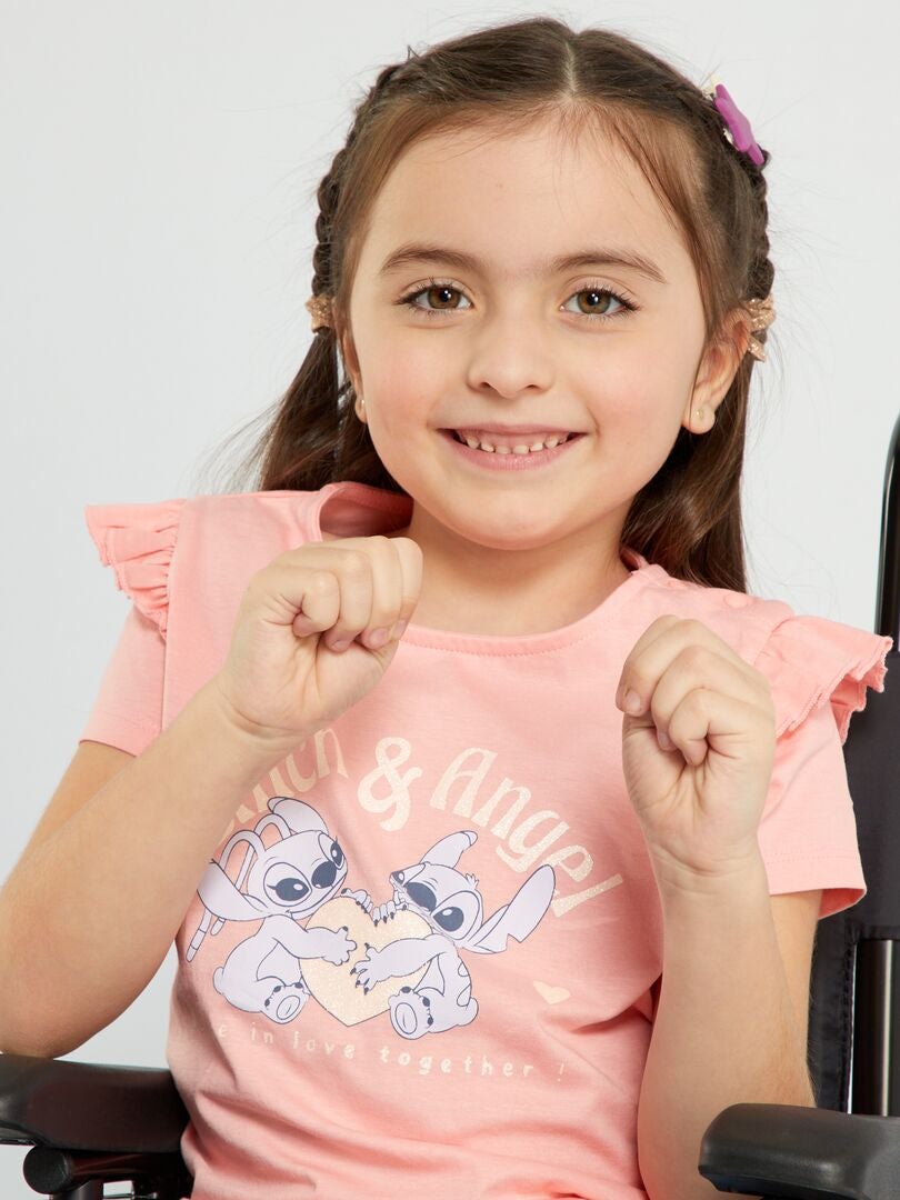 Camiseta estampada 'Disney' - ROSA