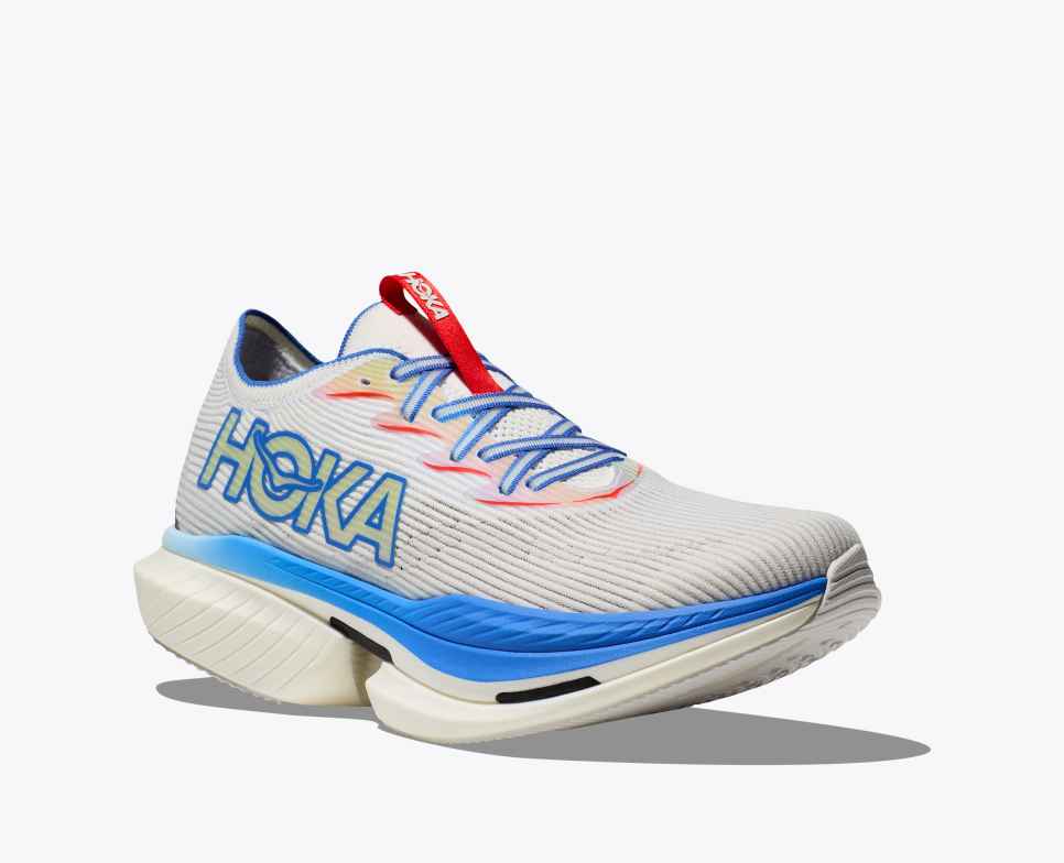 HOKA Cielo X1 Blanc / Bleu virtuel