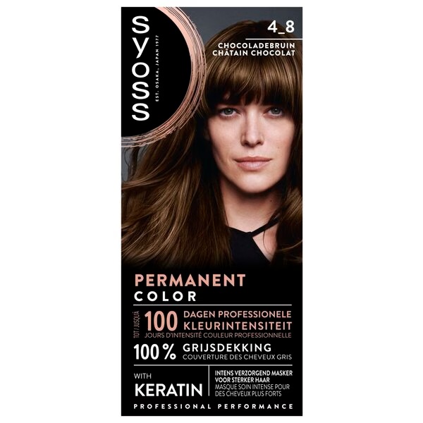 Syoss Salonplex 4-8 Čokoladno smeđa trajna farba za kosu