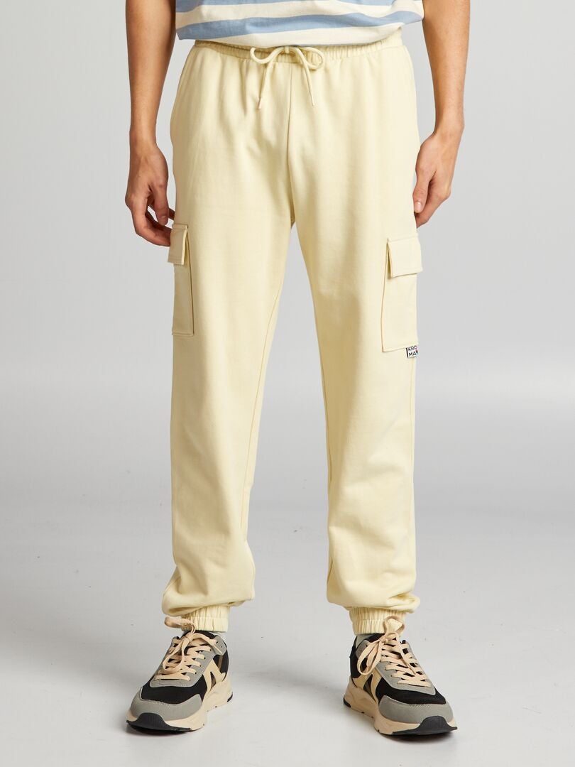 Joggingbroek met meerdere zakken - BEIGE
