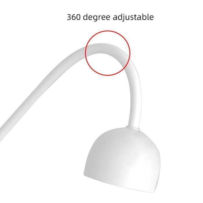 Mini UV LED-nagellampa, bärbar 360-graders hopfällbar lotusformad nagellampa, flerfärgad UV-manikyrlampa