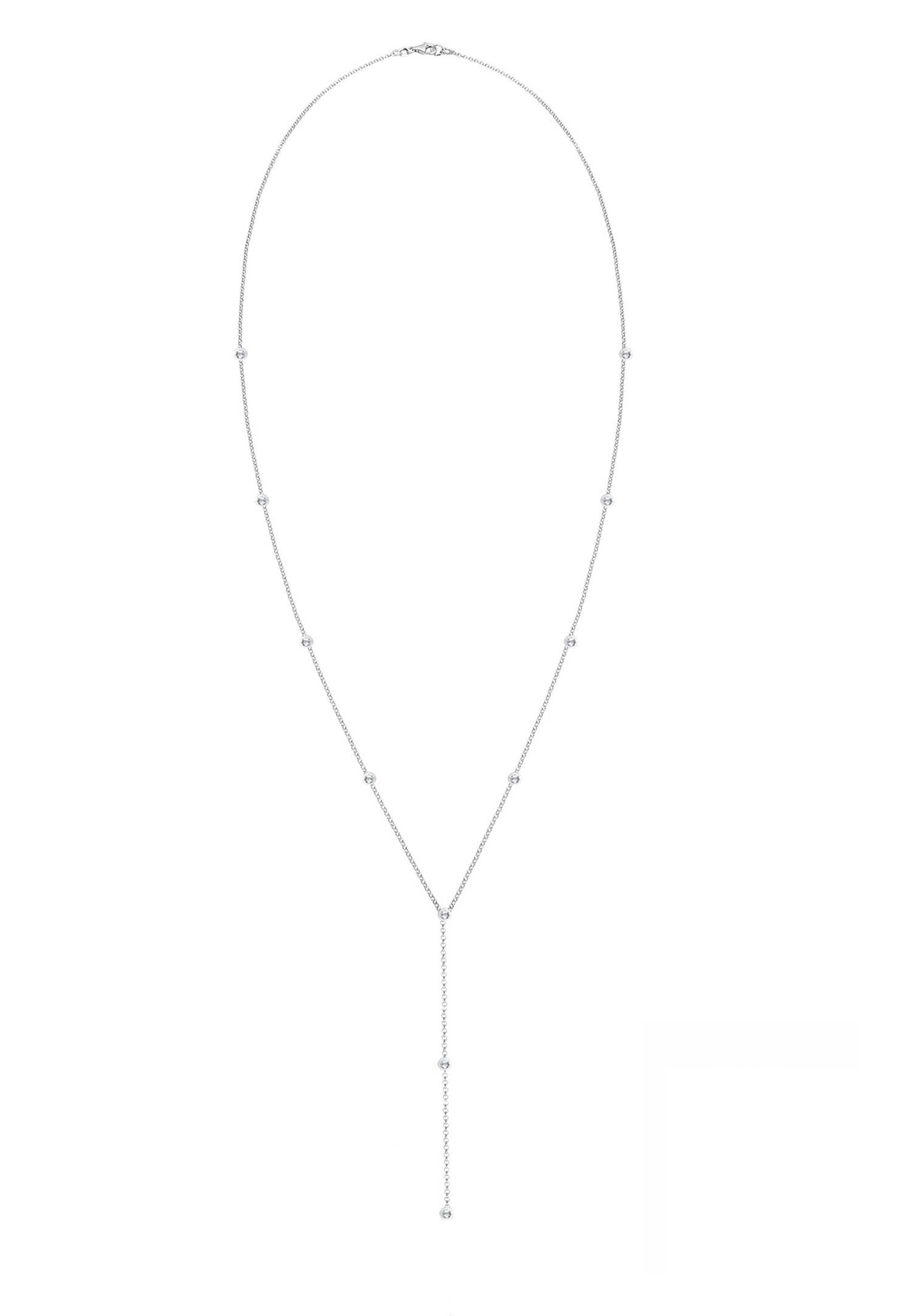 Elli Femmes chaîne en Y géo tendance avec cristaux en argent sterling 925