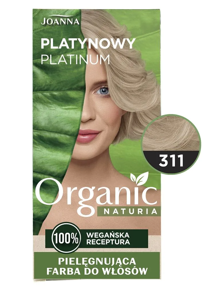Joanna Naturia Organic Vegan Farba do włosów Platynowy 311