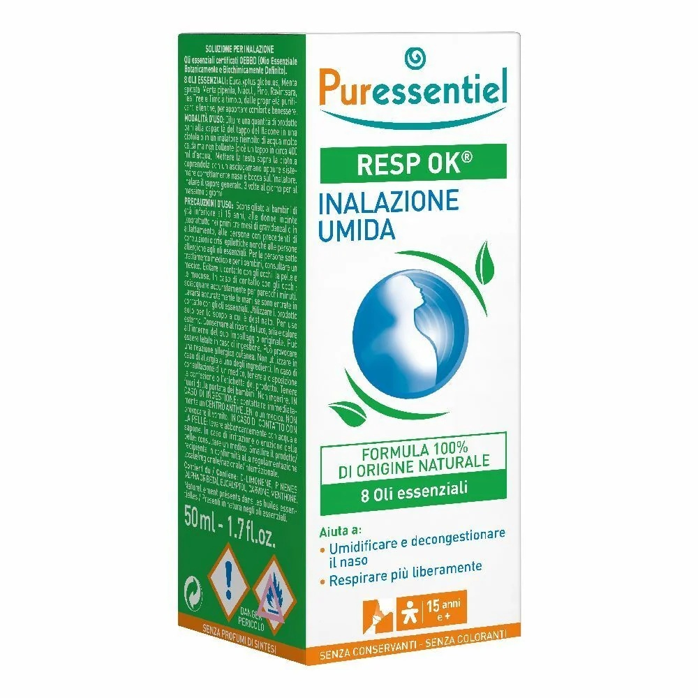 Įkvepiamasis drėgnasis dekongestantas kvėpavimo takams, 50 ml
