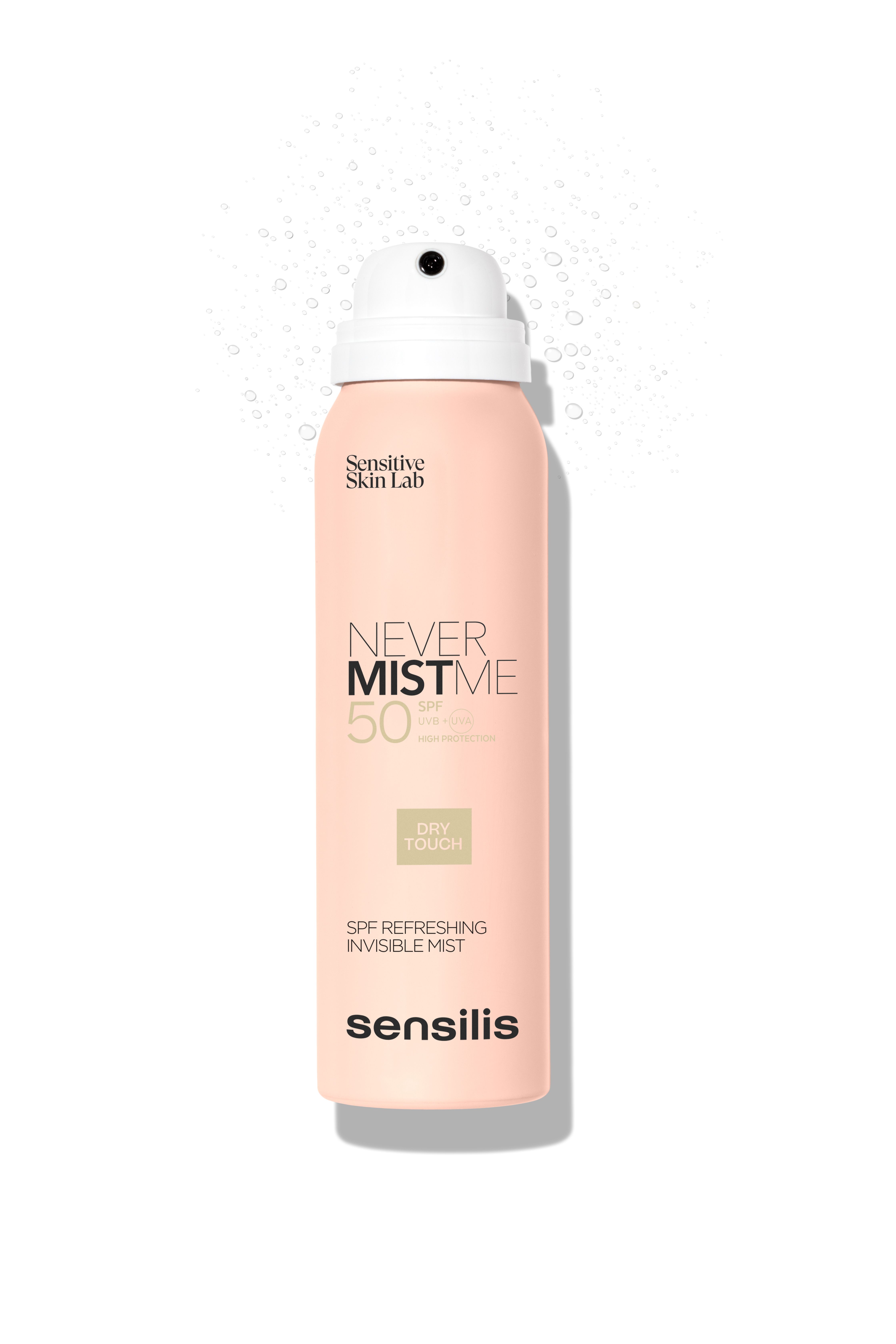 Neviditeľný sprej Never Mist Me SPF50 Ochrana pred slnkom z lekárne