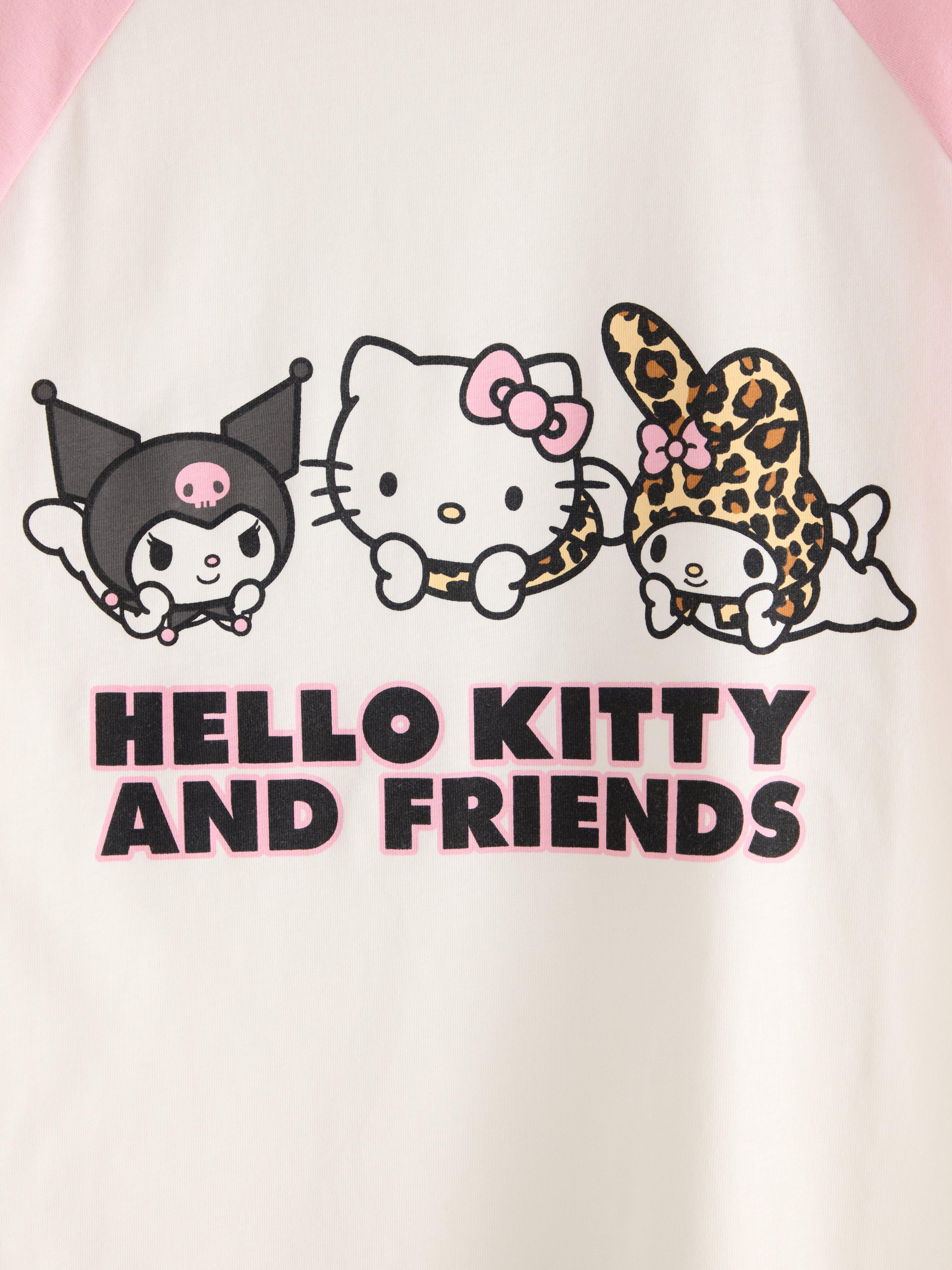 Majica Hello Kitty i prijatelji, Off White