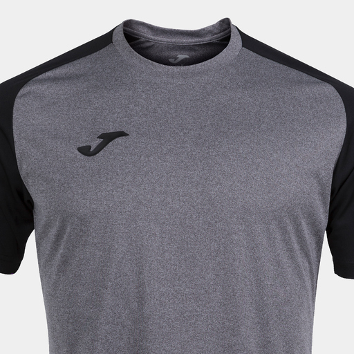 Tricou cu mânecă scurtă Joma Academy IV gri melanj negru