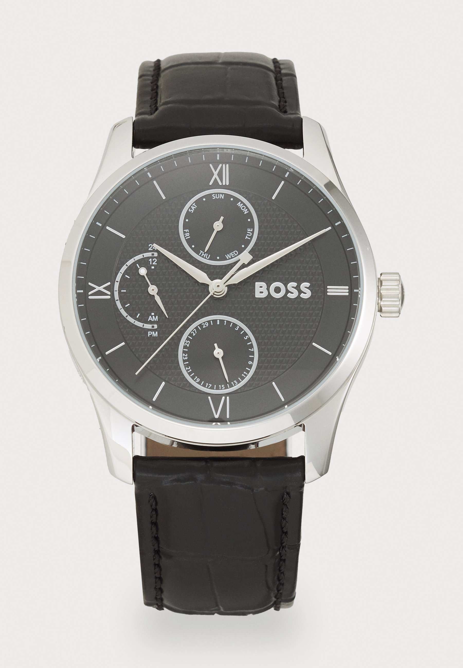 BOSS PRINCIPLE MASTER - Horloge - zilverkleurig/zwart