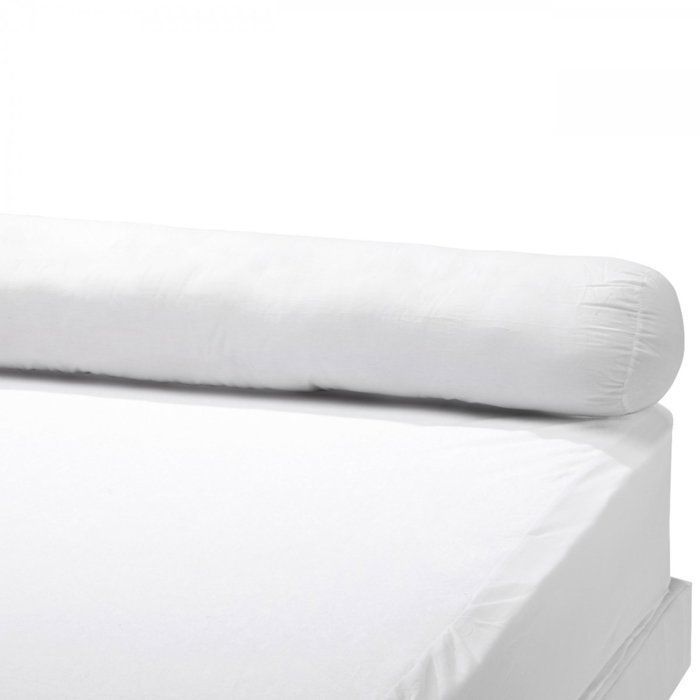 160 cm weiches Nackenrolle für ein komfortables Doppelbett – Weiche und flauschige Nackenrolle – Kuschelig blau