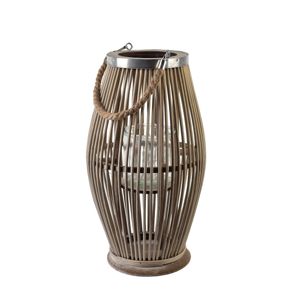 Lampion LUCIE GREY 22xh40cm