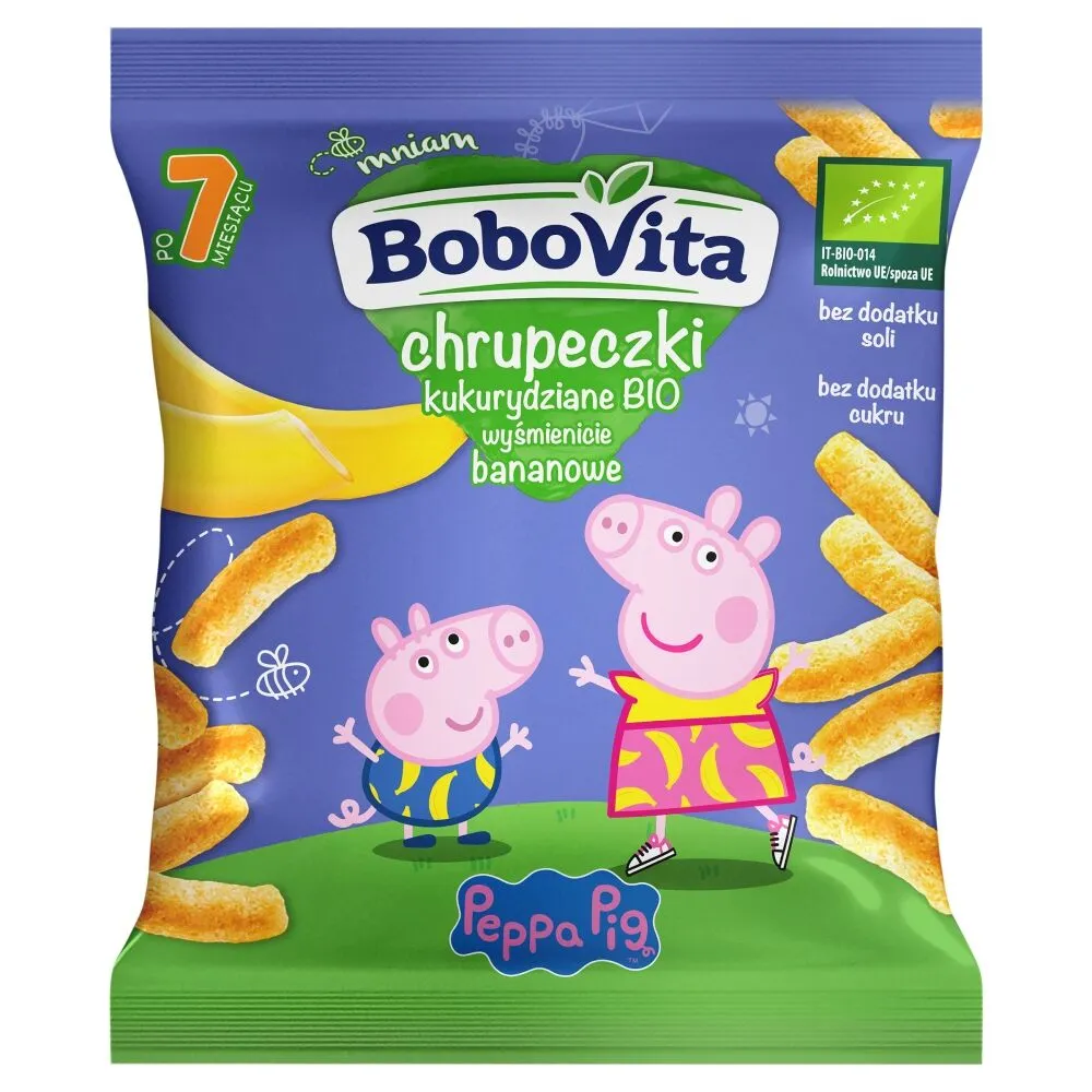 Bobovita Bio Chrupeczki kukurydza-banan