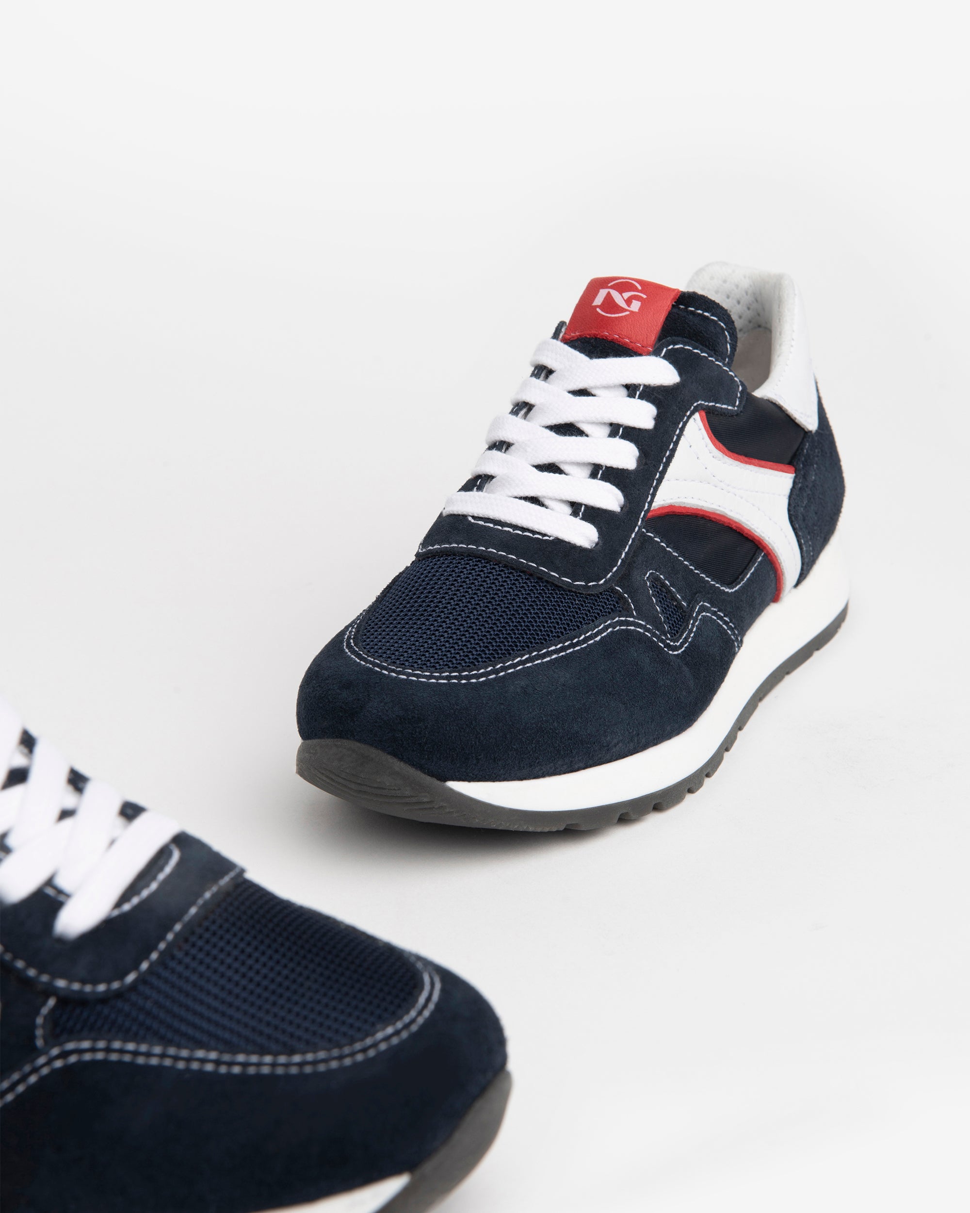  Sneaker für Jungen aus Wildleder, Leder und Canvas