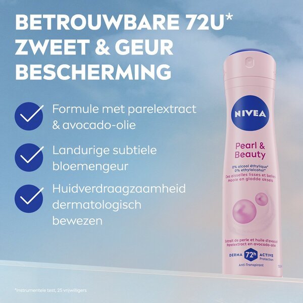 NIVEA Pearl & Beauty dezodorantas purškiklis<br>200 ml