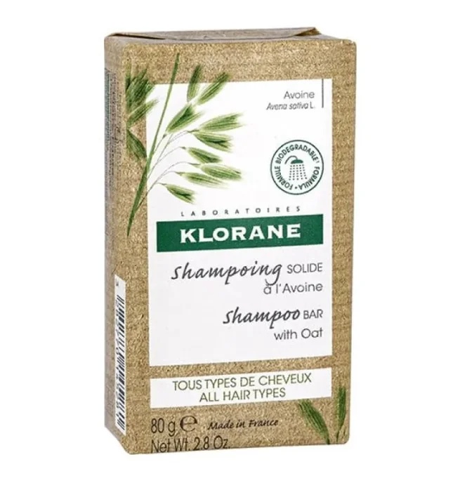 KLORANE Vaste Shampoo met Haver Ultra Mild 80 g Voor alle haartypes