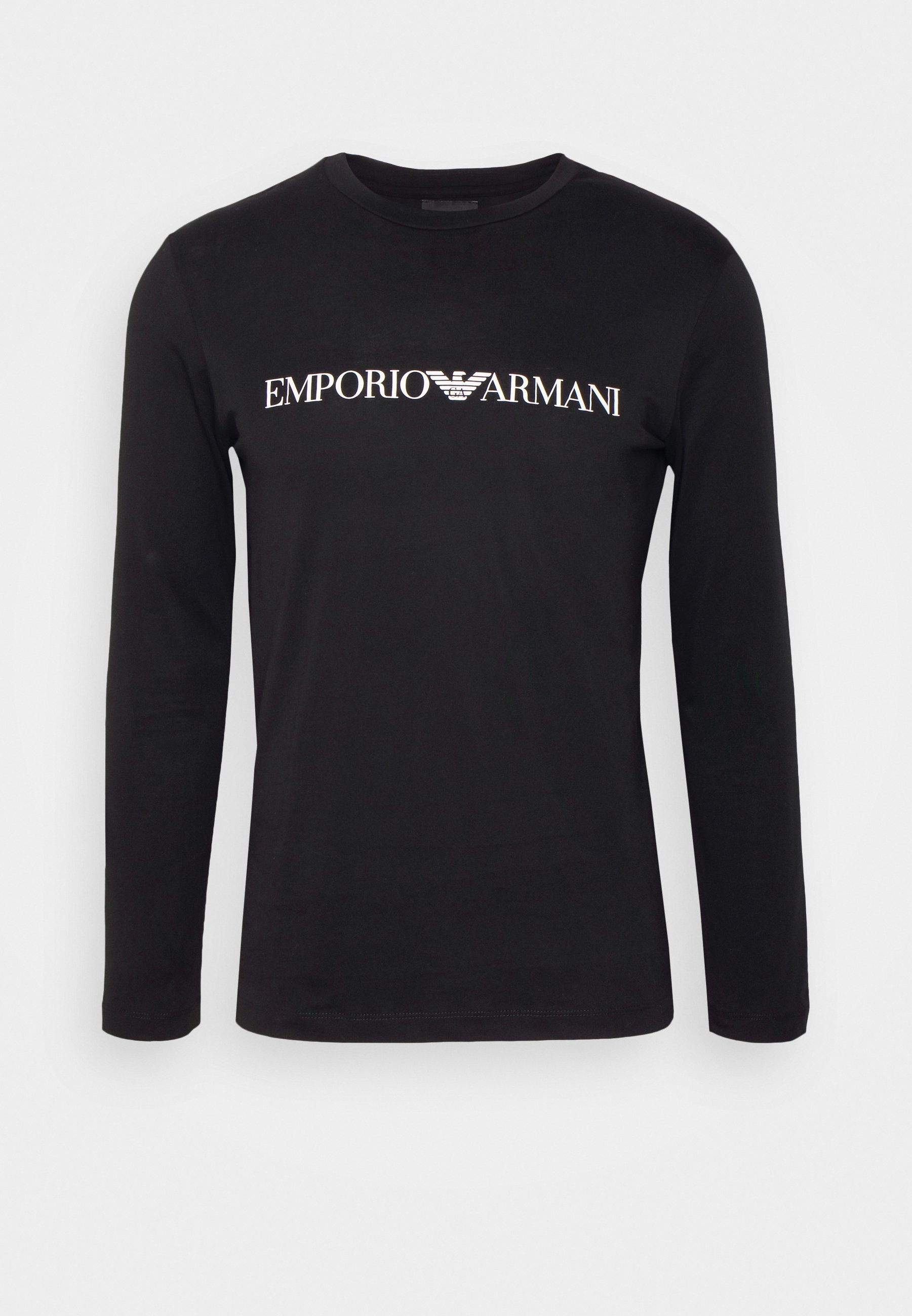 Emporio Armani top met lange mouwen - nero