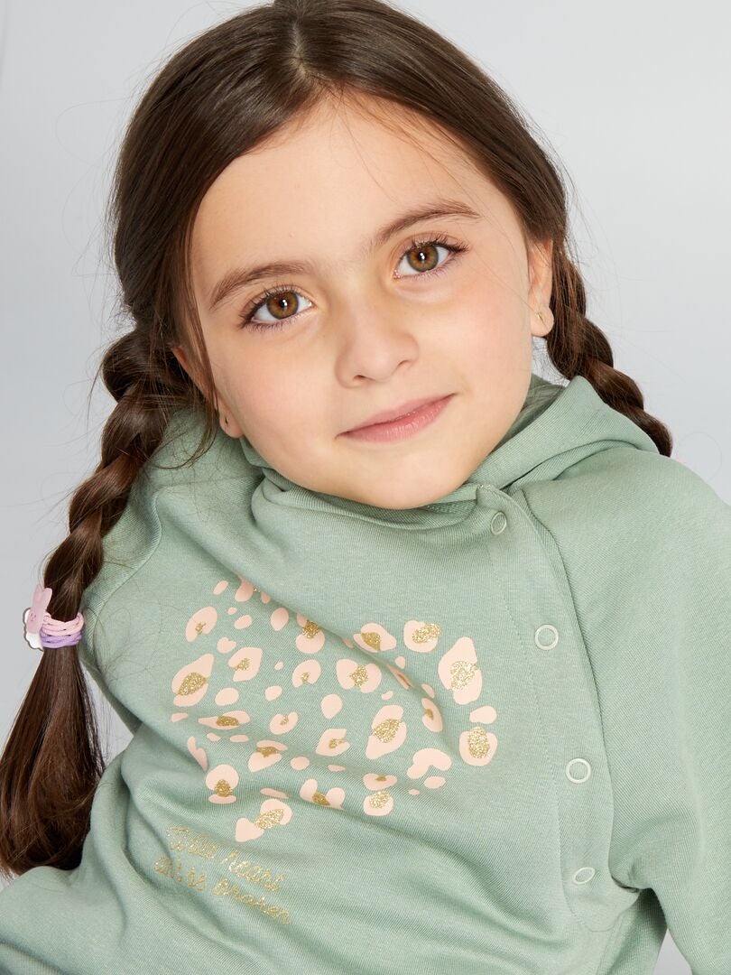 Sudadera de felpa fácil de poner - BLANCA