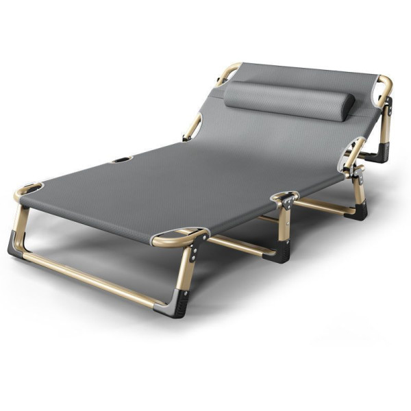 Składane łóżko turystyczne BIZNESOWE, polowe, kanadyjka 75