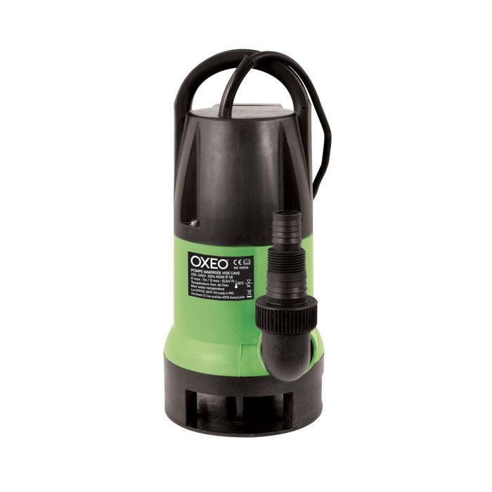 Bomba sumergible con interruptor de flotador integrado - Bomba para la eliminación de aguas sucias - 550 W - Altura de impulsión de 7 m - Bomba de agua sumergible automática