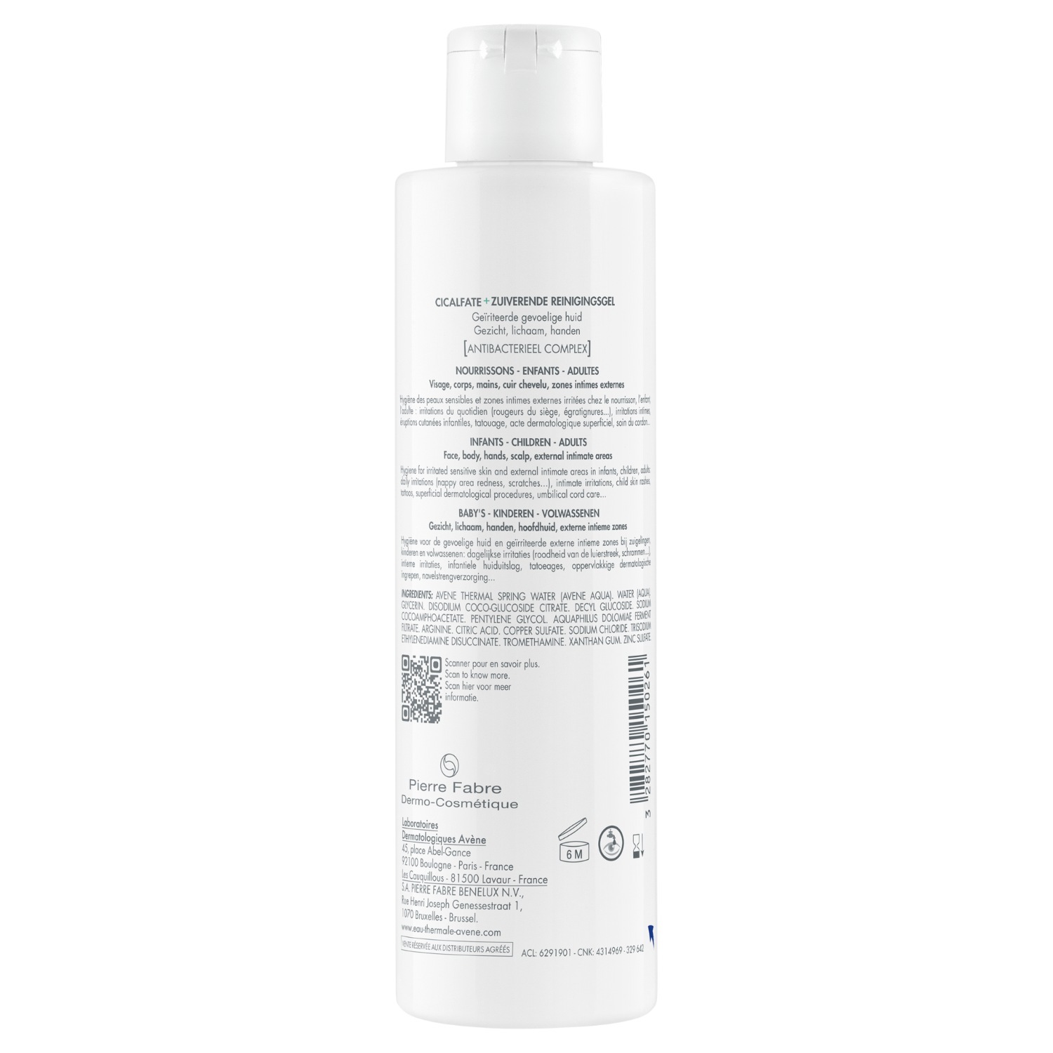 Avène Reinigungsgel Cicalfate + valomasis valomasis gelis - 200 ml