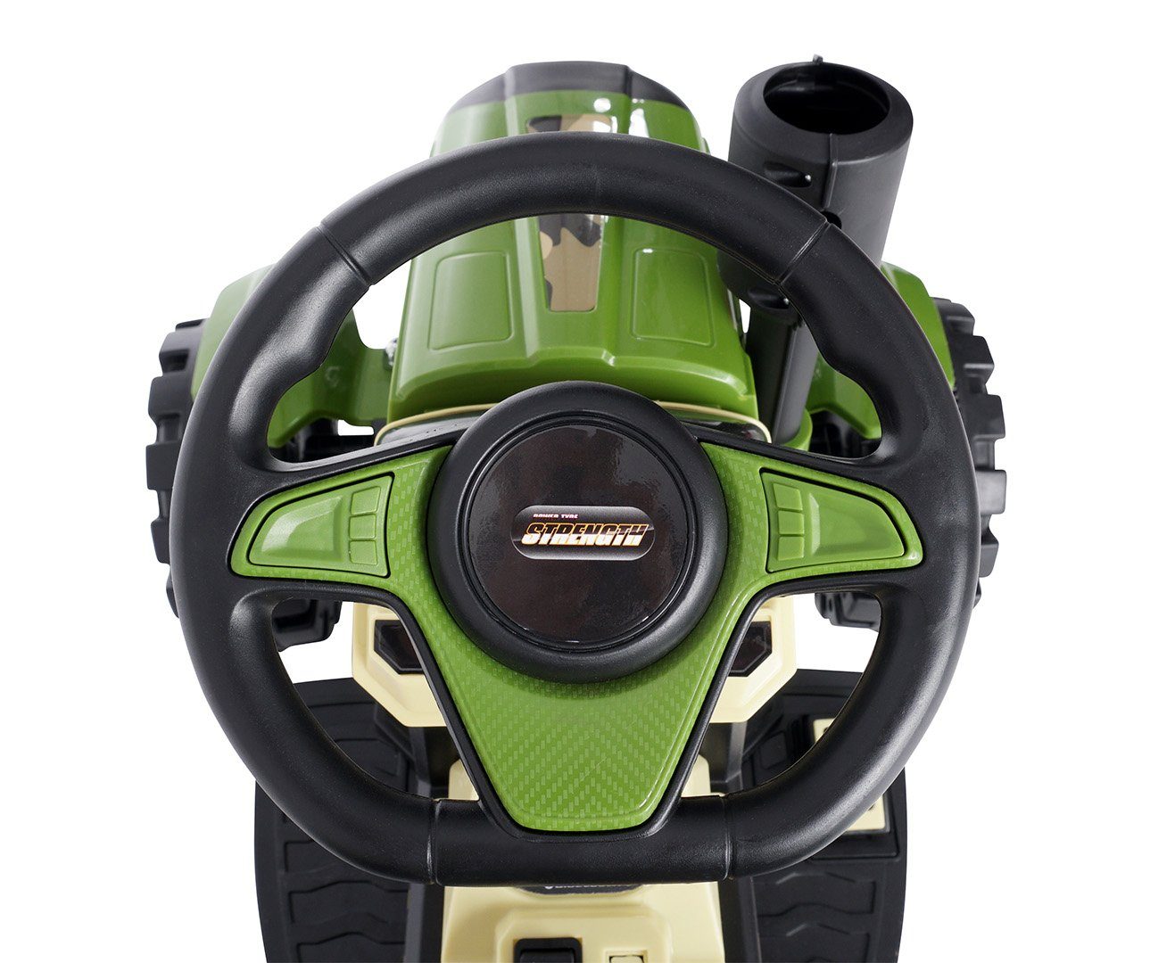 Actionbikes Motors elektrische kindertractor met aanhanger, inclusief afstandsbediening, laadvermogen 30 kg (2-delig), 30 kg laadvermogen - automatische rem - 2x 6V motor - vanaf 3 jaar