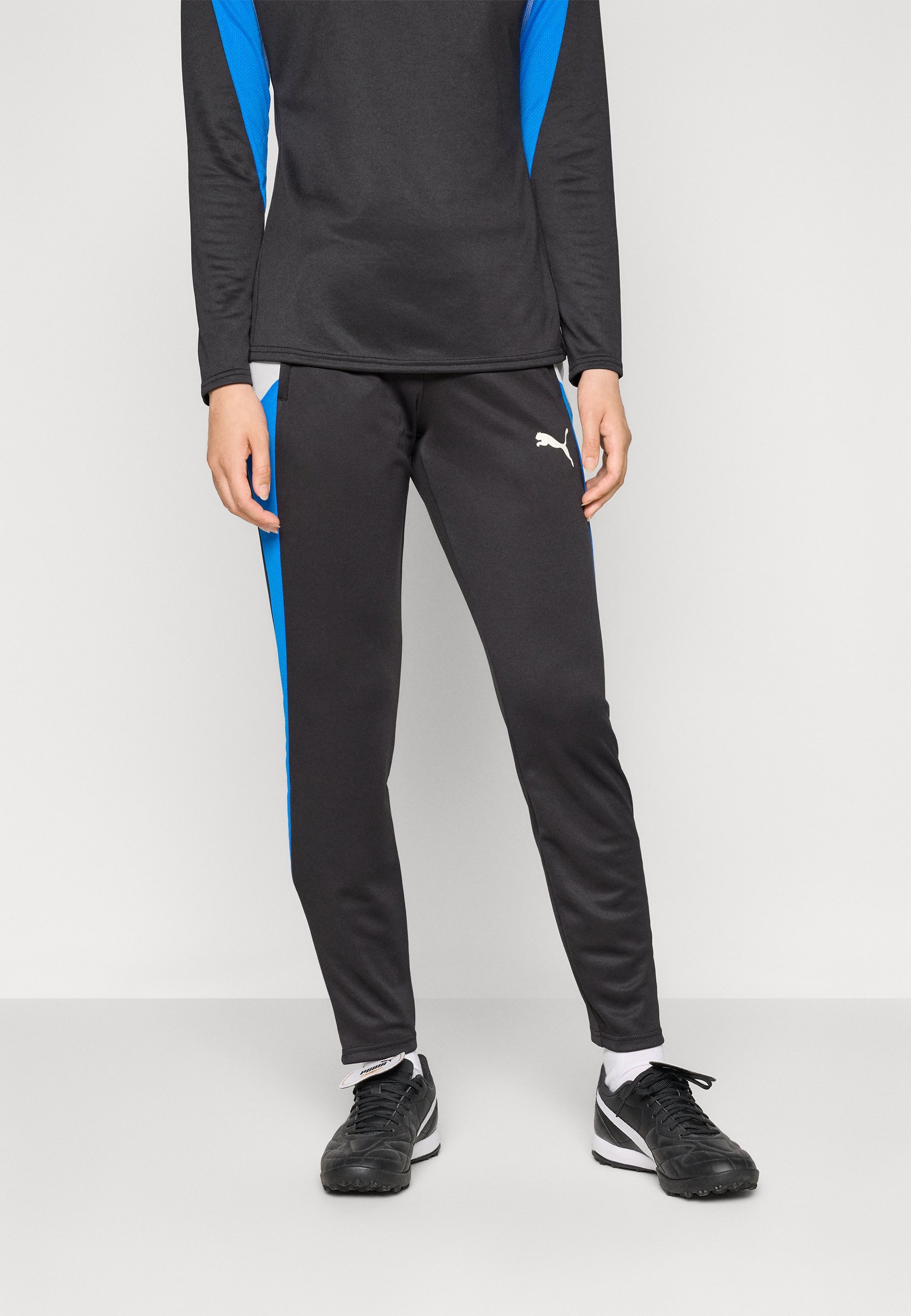 Pantalon d'entraînement Puma INDIVIDUALBLAZE - Bas de survêtement - Noir/Blanc/Bleu course