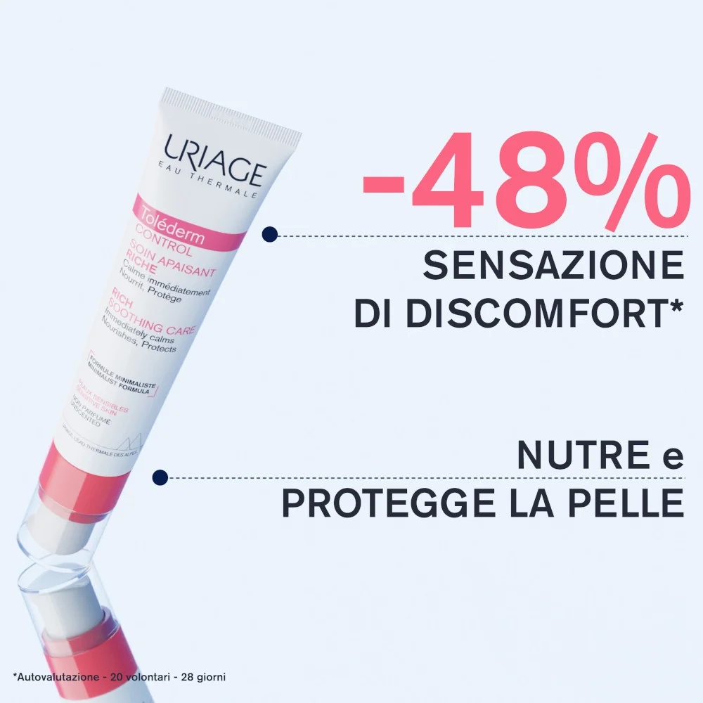 URIAGE Uriage Tolederm Control Rijke Verzachtende Crème 50 ml Gevoelige huid