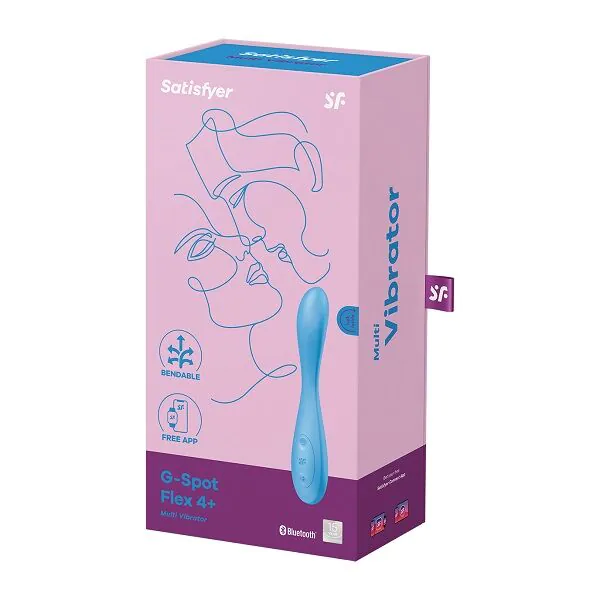 Satisfyer Masażer G-Spot Flex 4+ Blue Masażer intymny