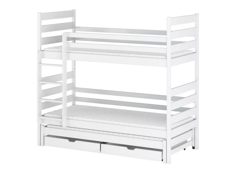 TOMI 80x160 białe łóżko piętrowe Lano Meble