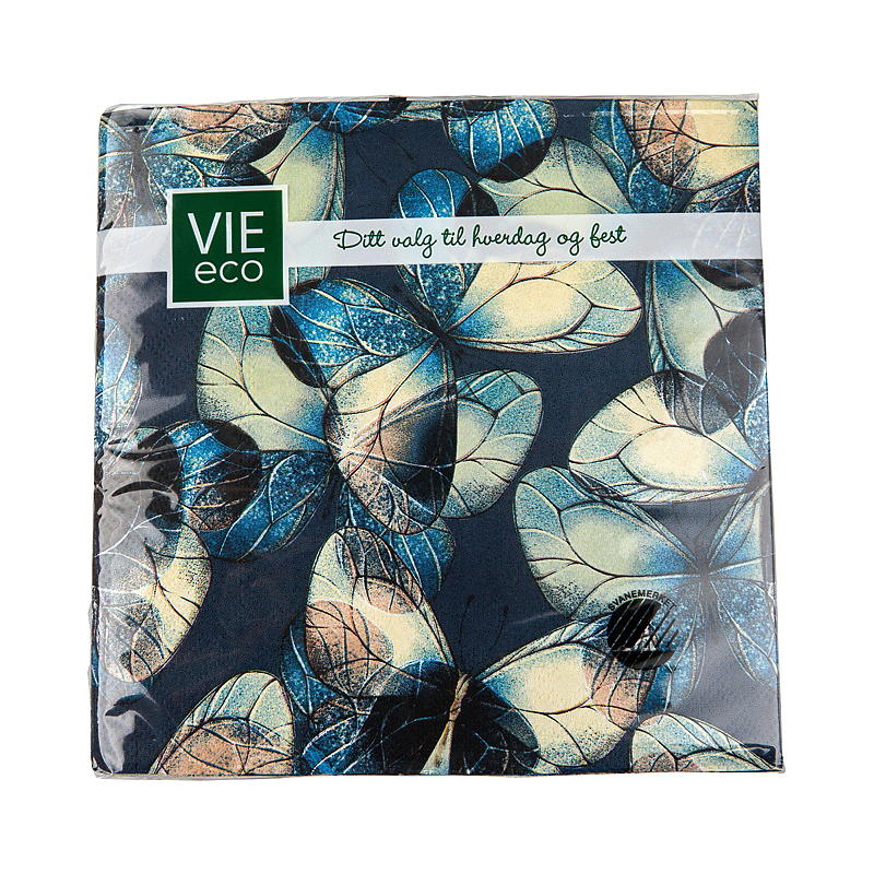 Tovaglioli Vie Eco, confezione da 20 pezzi, 33x33 cm
