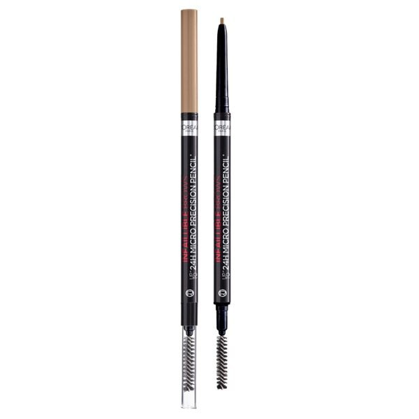 L'Oréal Paris Infaillible Brow odtenek za obrvi 8.0 Light Cool Blonde 24H Micro Precision, 4,5 g