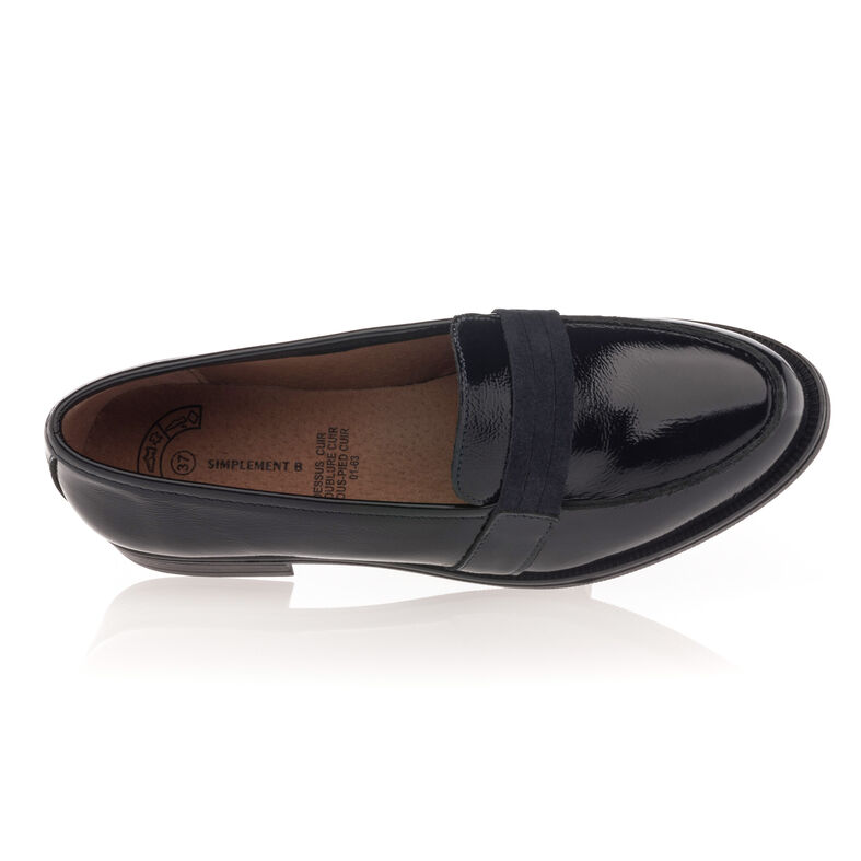 Blaue Damen-Loafer/Bootsschuhe
