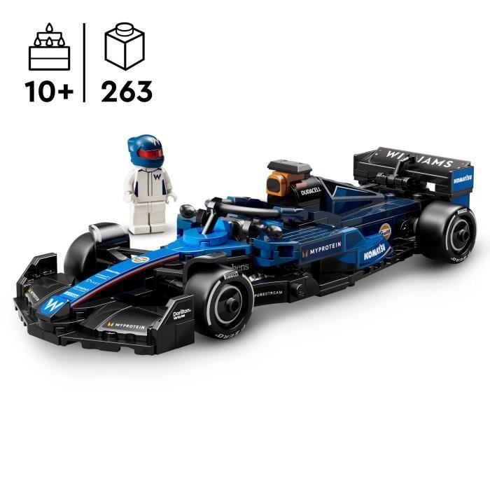 LEGO Speed Champions 77249 Williams Racing FW46 F1 Bil Byggesæt for Aldere fra 10 år