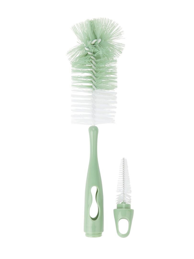 'Badabulle' flessenborstel + speen - groen