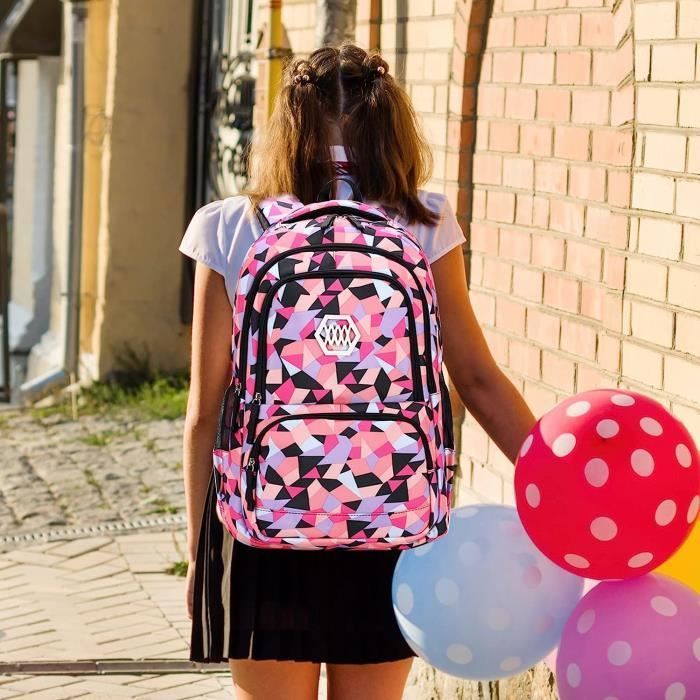 Backpack - FINDPITAYA - 3-in-1 Model - Waterproof - Wear-resistant - Pink