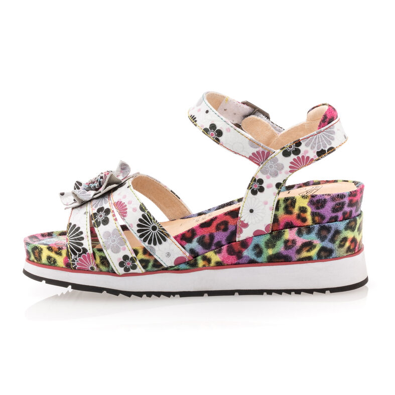 Grijze damessandalen / open teenschoenen