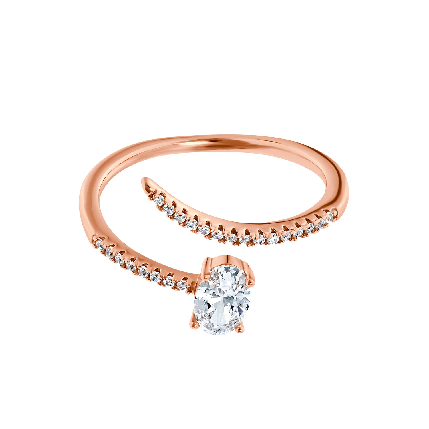Heideman Bague Aimy couleur or rose