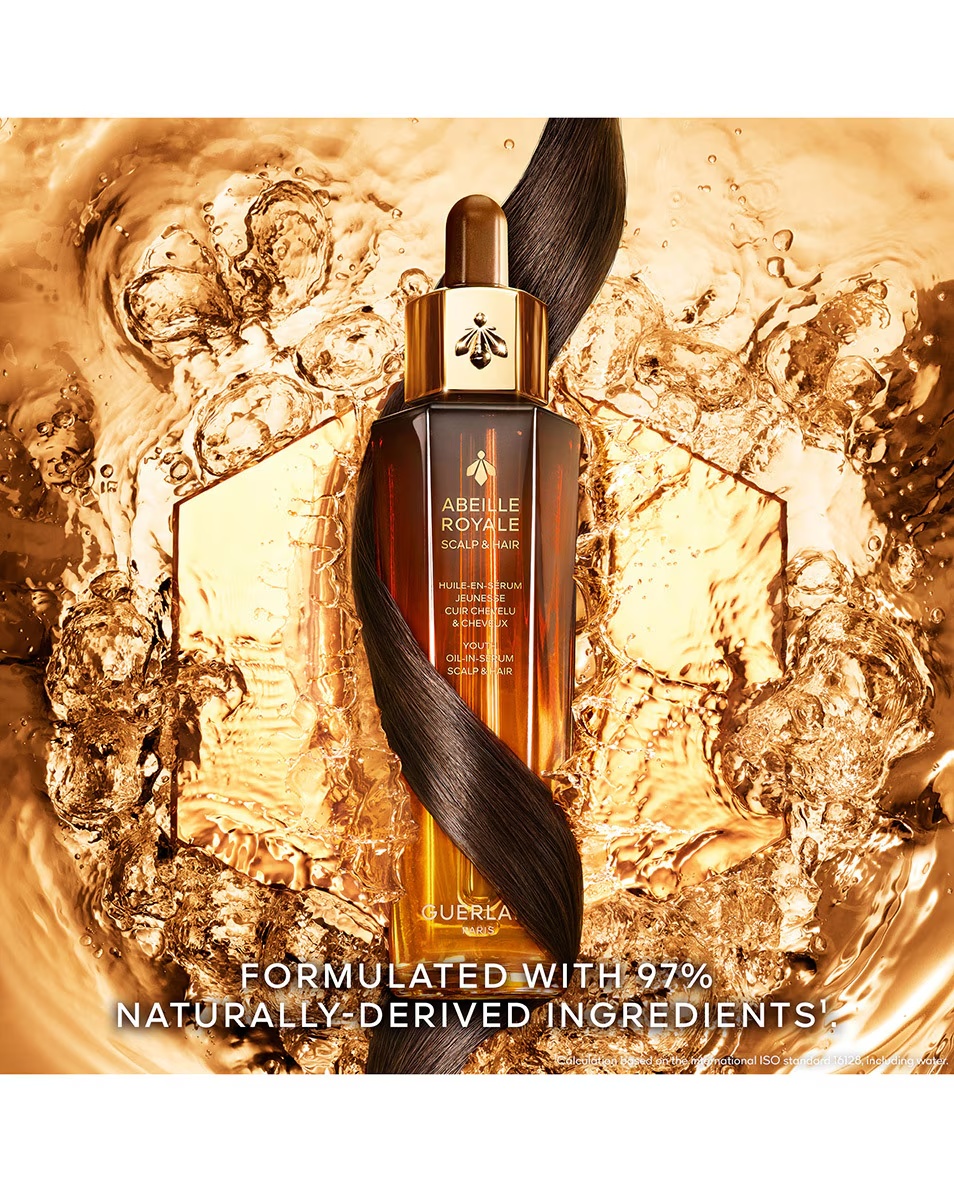 GUERLAIN ABEILLE ROYALE ΟΡΟΣ ΝΕΑΝΙΚΟΥ ΛΑΔΙΟΥ ΓΙΑ ΤΟ ΤΡΙΧΩΤΟ ΤΗΣ ΚΡΥΦΗΣ ΚΑΙ ΤΑ ΜΑΛΛΙΑ